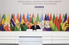 Prezident İlham Əliyev Qoşulmama Hərəkatı Parlament Şəbəkəsinin Bakı konfransında iştirak edib (FOTO/VİDEO) (YENİLƏNİB-3)