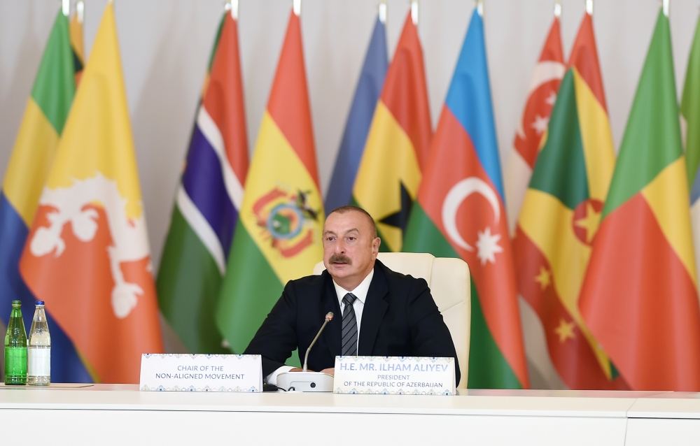 Prezident İlham Əliyev: Qoşulmama Hərəkatının Parlament Şəbəkəsi parlamentlərarası əlaqələrin inkişafına töhfə verəcək