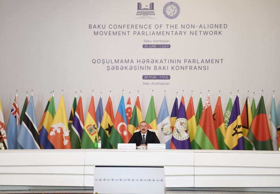 Prezident İlham Əliyev Qoşulmama Hərəkatı Parlament Şəbəkəsinin Bakı konfransında iştirak edib (FOTO/VİDEO) (YENİLƏNİB-3)