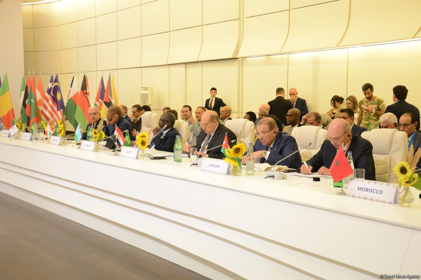Heads of delegations delivering speeches at Baku Conference of Non-Aligned Movement Parliamentary Network (PHOTO)