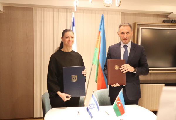 Azerbaijan, Israel sign agreement on air services (PHOTO)
