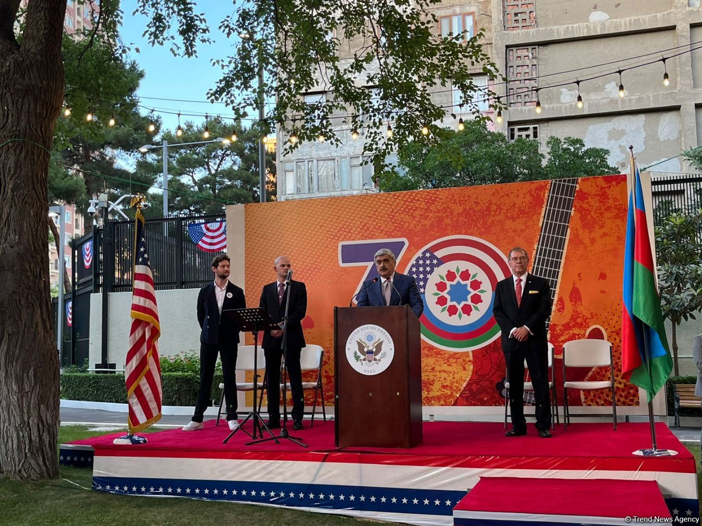 В американском посольстве в Баку отметили День независимости США (ФОТО)