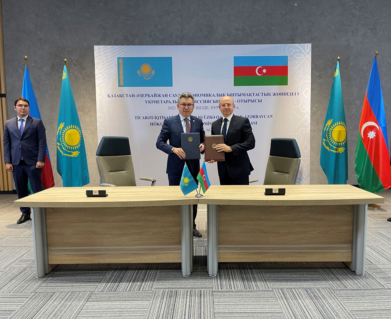 В Нур-Султане состоялось 18-е заседание межправкомиссии Азербайджан-Казахстан (ФОТО)