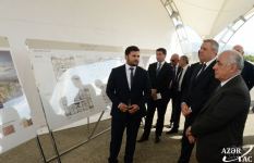 Али Асадов и Самир Нуриев посетили освобожденные от оккупации территории (ФОТО)
