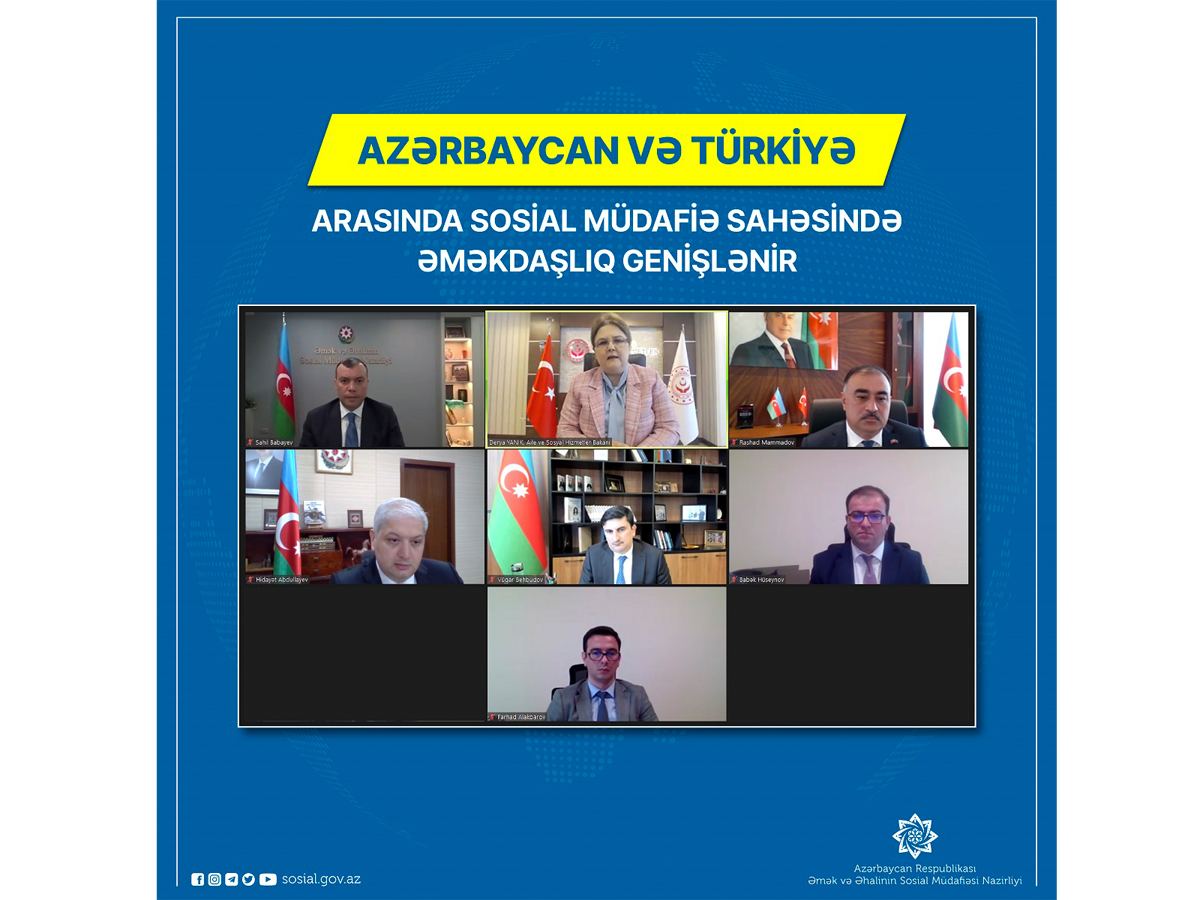 Azərbaycan və Türkiyə arasında sosial müdafiə sahəsində əməkdaşlıq genişlənir