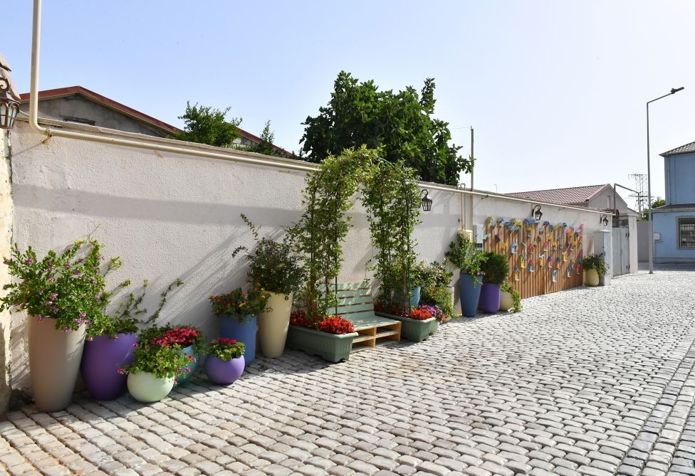 President Ilham Aliyev views landscaping work carried out in Baku's Ramana settlement (PHOTO/VIDEO)