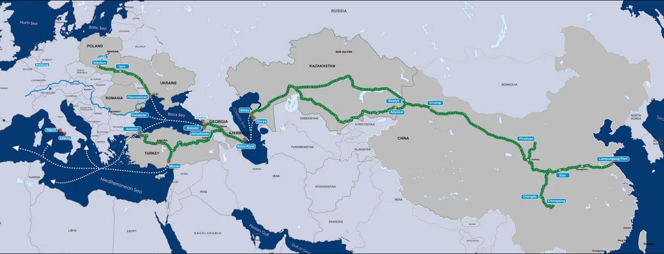 СЭЗ в Казахстане способствует обеспечению непрерывной работы Среднего коридора