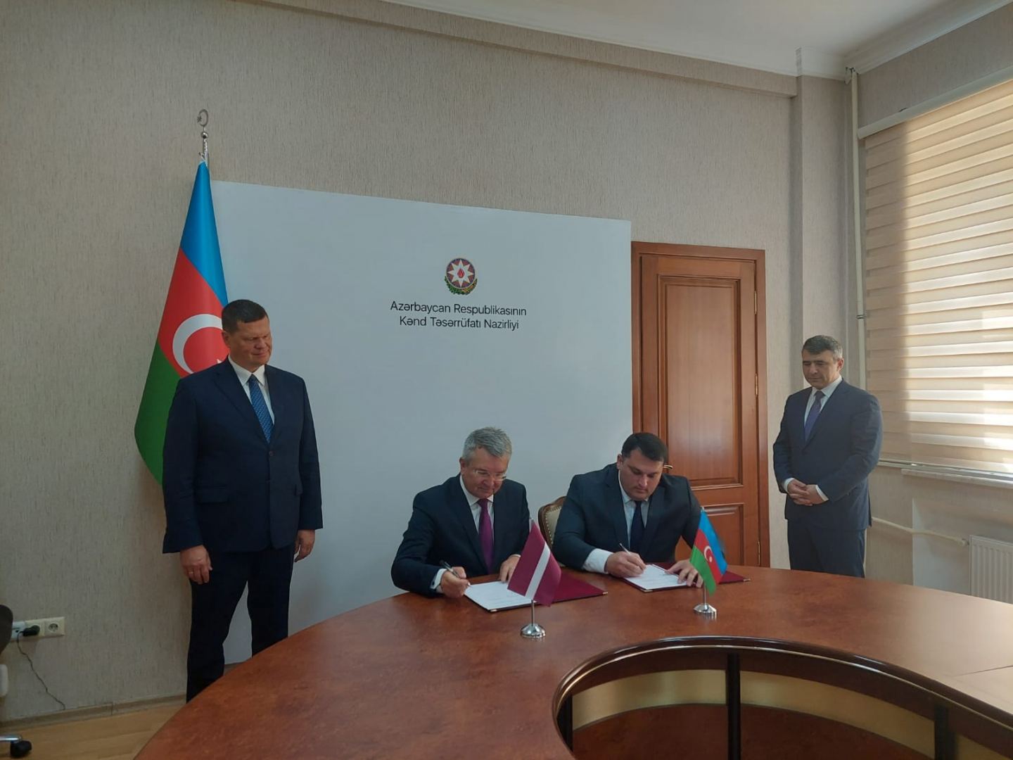 Azerbaijan's Vegetable Institute, Latvian Life Sciences University sign MoU (PHOTO)