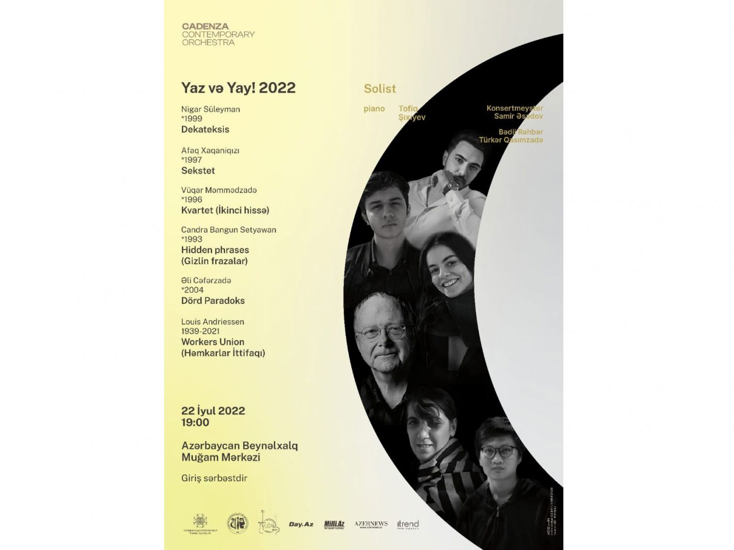 Cadenza Contemporary Orchestra выступит с концертом Yaz və Yay! 2022