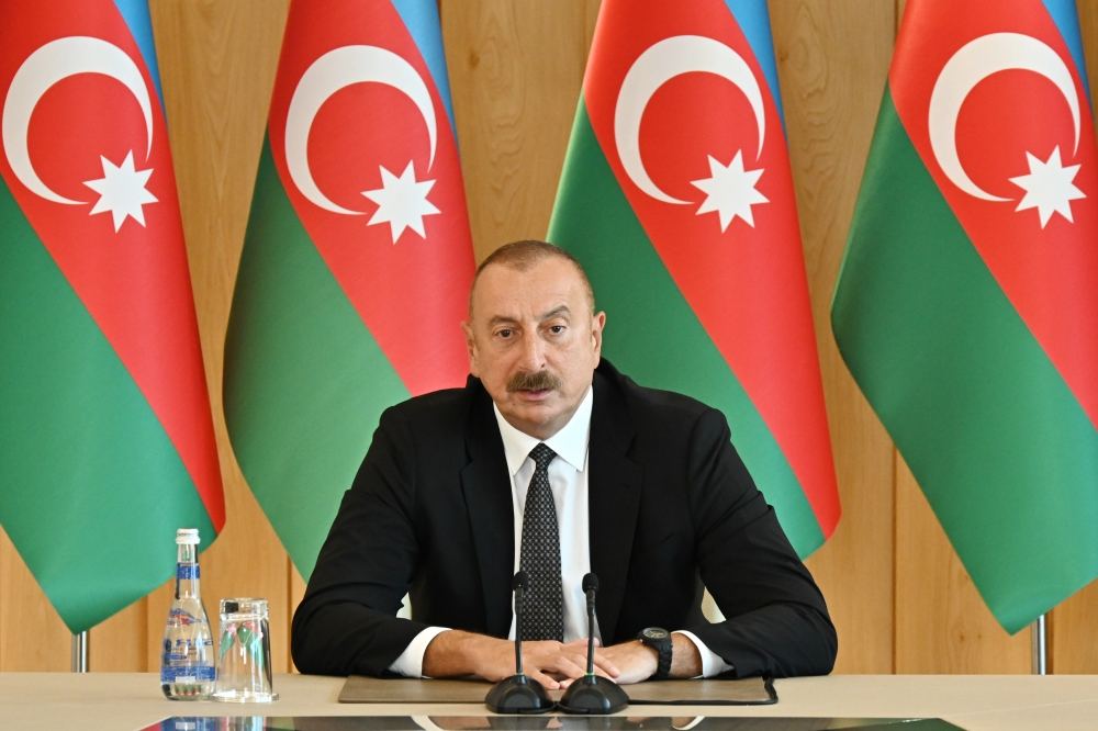 No-one can dictate anything to us - President Ilham Aliyev