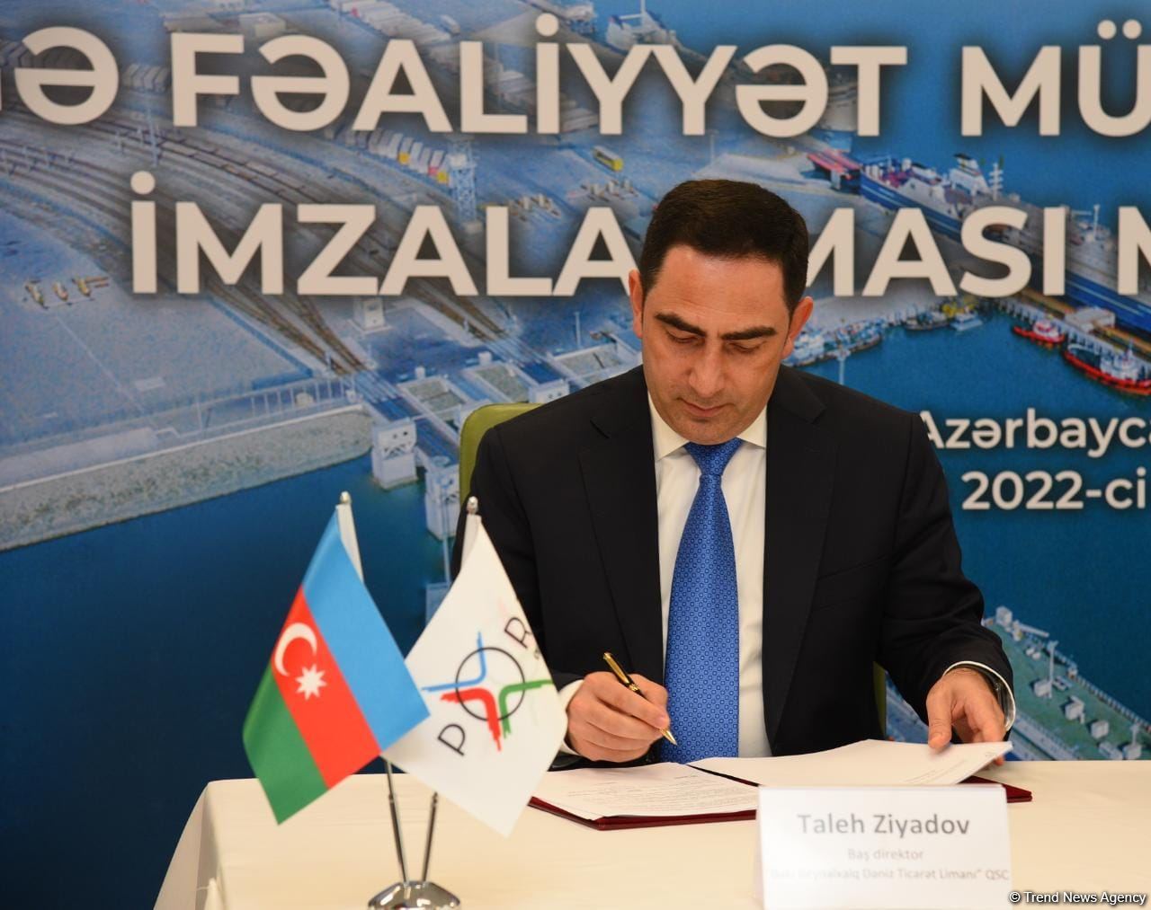 Turkish Albayrak, Port of Baku sign agreement on cooperation (PHOTO)