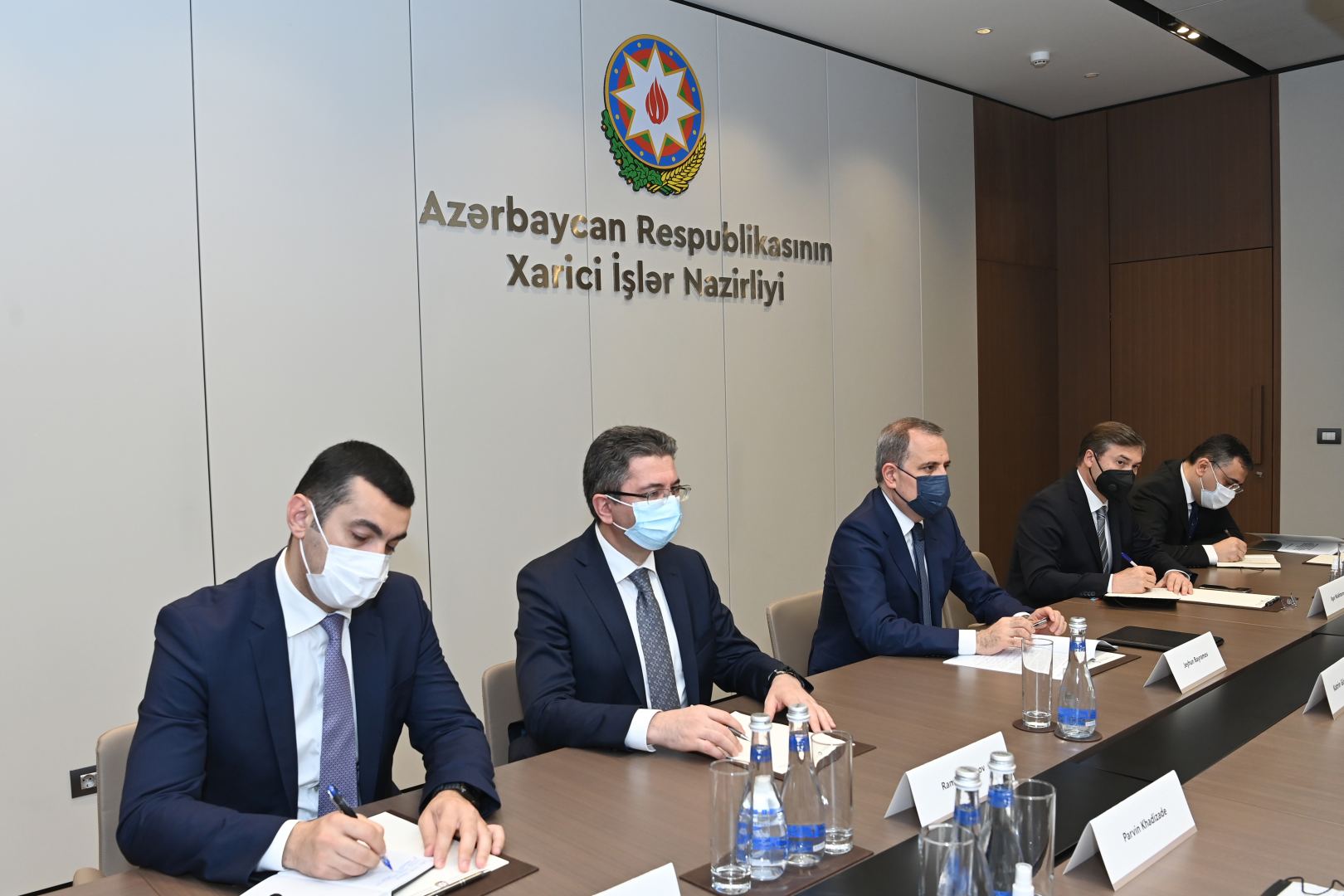 Ceyhun Bayramov Almaniya Parlamentinin vitse-prezidenti ilə görüşüb (FOTO)