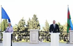 President Ilham Aliyev, President of European Commission make press statements (PHOTO/VIDEO)