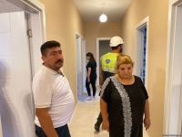 Residents of Azerbaijani Aghali village receive keys to their houses (PHOTO)