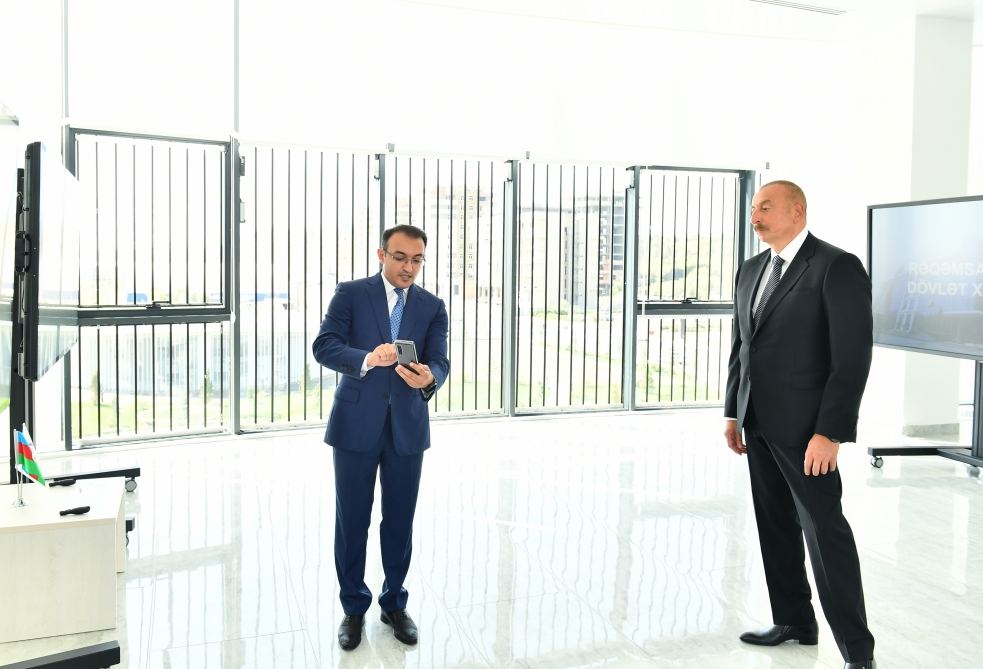 Президент Ильхам Алиев принял участие в открытии Сумгайытского регионального центра «ASAN xidmət» номер 2 (ФОТО/ВИДЕО)