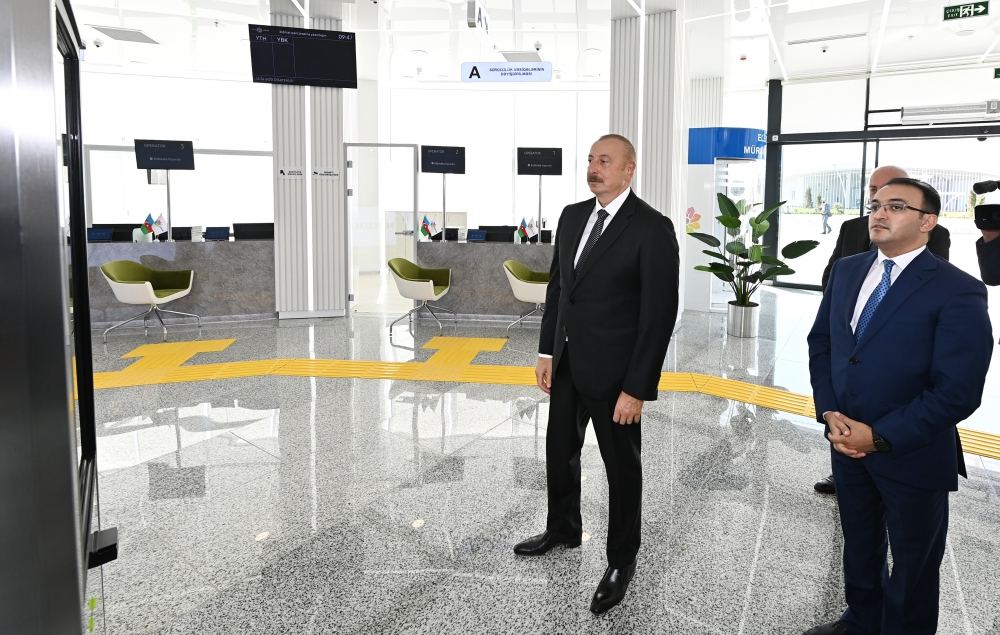 Президент Ильхам Алиев принял участие в открытии Сумгайытского регионального центра «ASAN xidmət» номер 2 (ФОТО/ВИДЕО)