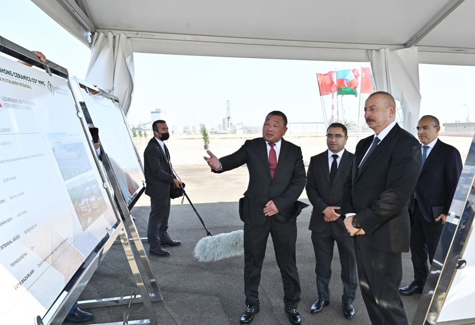 President Ilham Aliyev attends inauguration and groundbreaking ceremonies of new manufacturing enterprises in Sumgayit Chemical Industry Park (PHOTO/VIDEO)