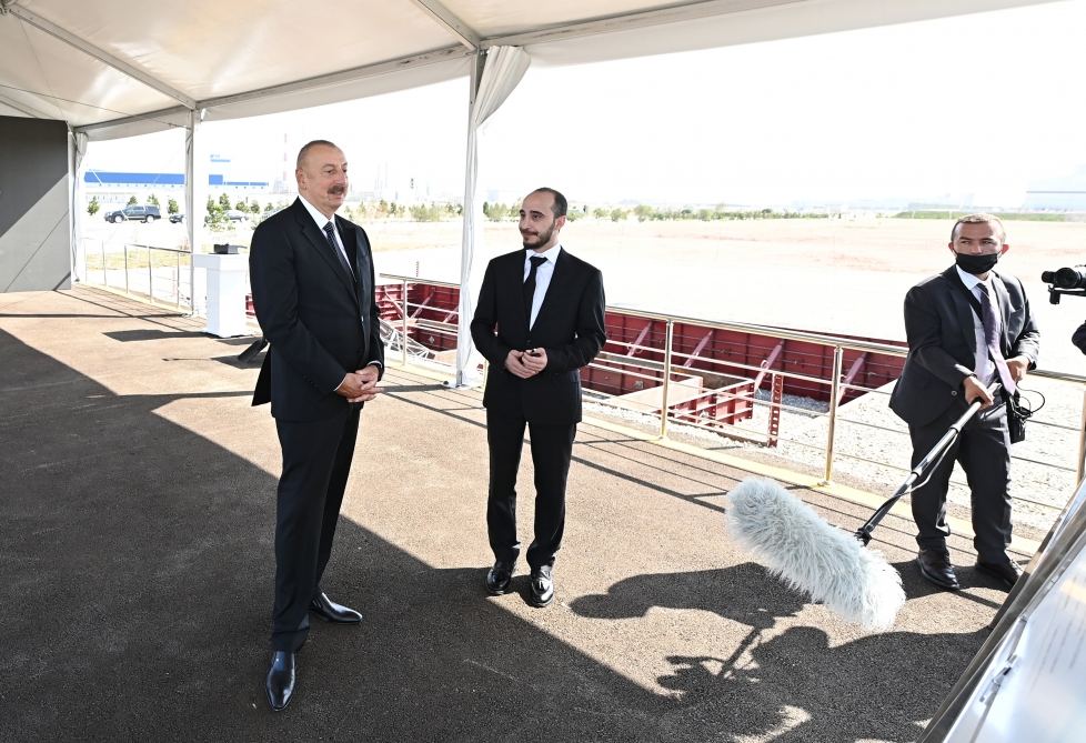Президент Ильхам Алиев посетил Сумгайыт (ФОТО/ВИДЕО)