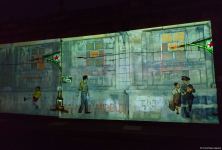 На стенах бакинской бани "Фантазия" представлен удивительный 3D-mapping, реализованный  посольством Германии и QGallery (ФОТО)