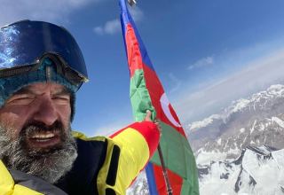 Azerbaijani conqueror of Mount Broad Peak thanks Heydar Aliyev Foundation's VP Leyla Aliyeva (PHOTO)