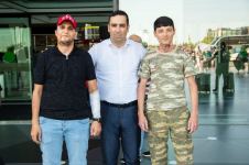 Еще одна группа азербайджанских ветеранов вернулась на родину после лечения в Турции (ФОТО)
