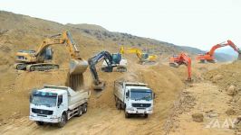 Azerbaijan continues construction of Talish-Tapgaragoyunlu-Gashalty highway (PHOTO)