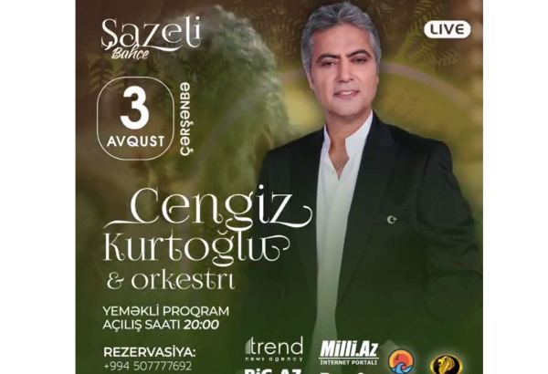 Легендарный турецкий певец Ченгиз Куртоглу обратился к жителям Баку и гостям столицы (ВИДЕО)