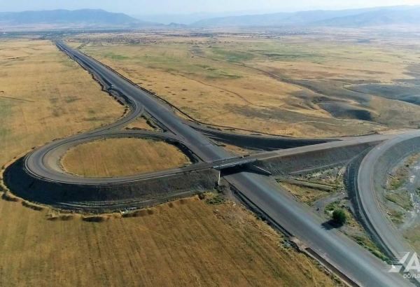 Construction of Barda-Aghdam highway continues at accelerated pace (PHOTO/VIDEO)