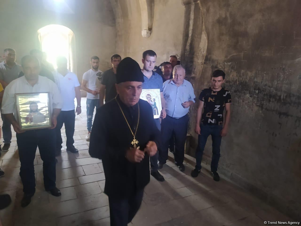Члены Албано-удинской христианской религиозной общины посетили Гадрут (ФОТО)