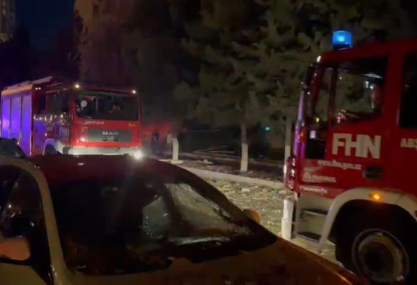 Жители дома в Хырдалане, где произошел взрыв, эвакуированы - МЧС (ФОТО)