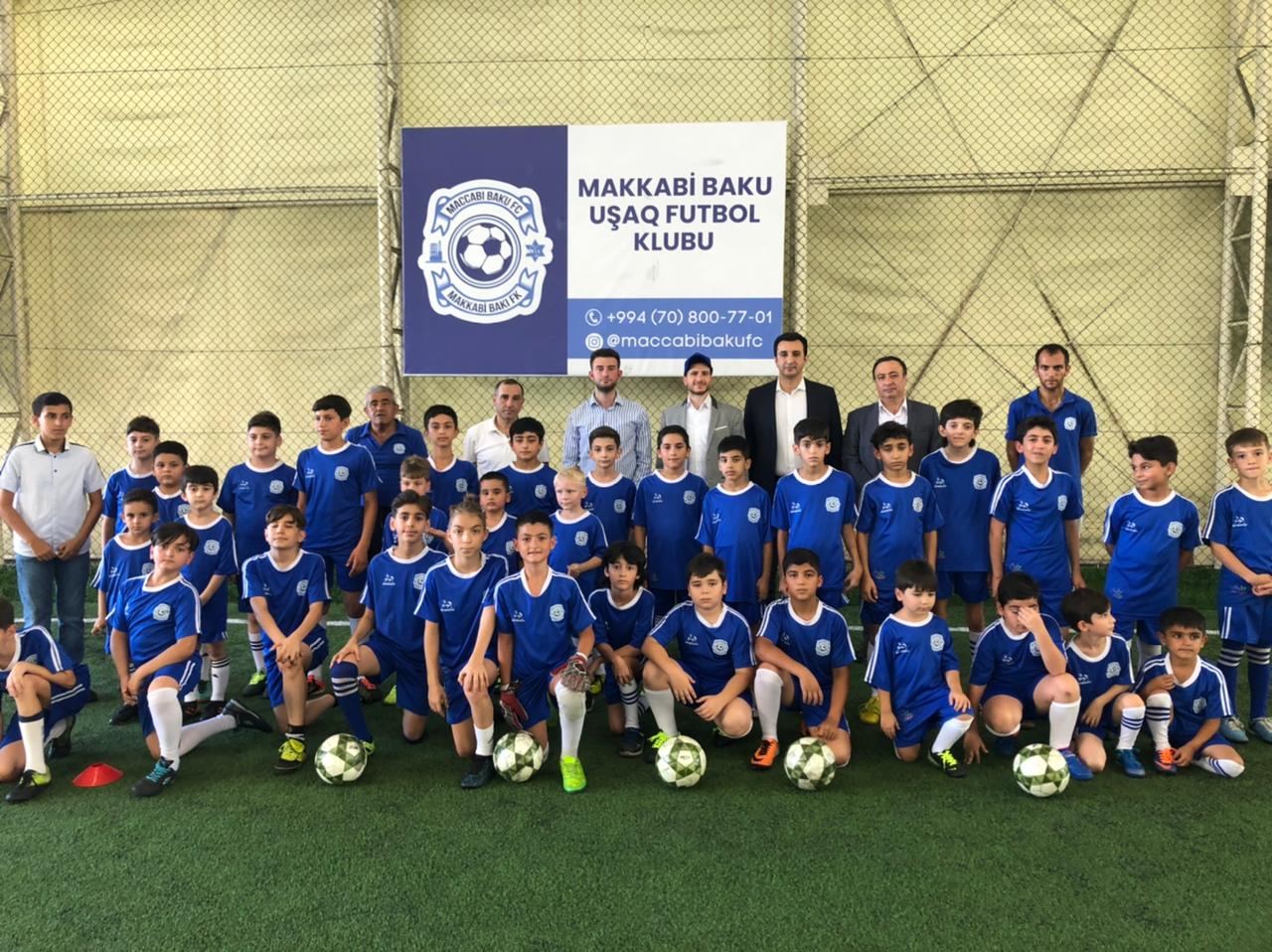 İsrail səfiri "Makkabi Bakı" uşaq futbol klubuna baş çəkib (FOTO)