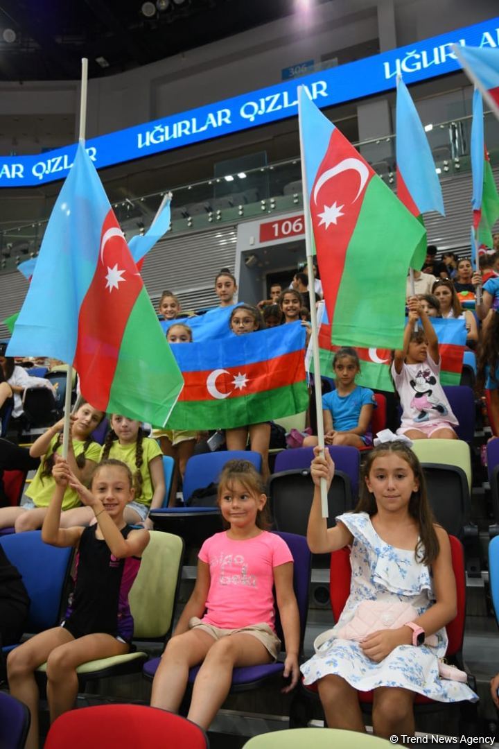 В Баку прошла контрольная тренировка азербайджанских гимнасток-участниц предстоящих Игр исламской солидарности в Турции (ФОТО)