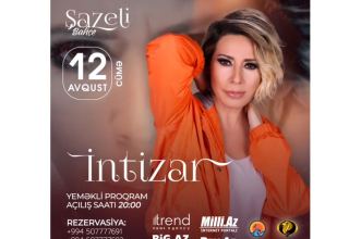 Турецкая звезда Интизар выступит с концертом на берегу Каспия в Баку