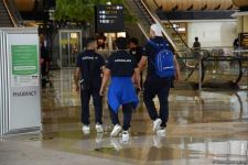 Azerbaijani athletes on their way to Türkiye for V Islamic Solidarity Games (PHOTO)