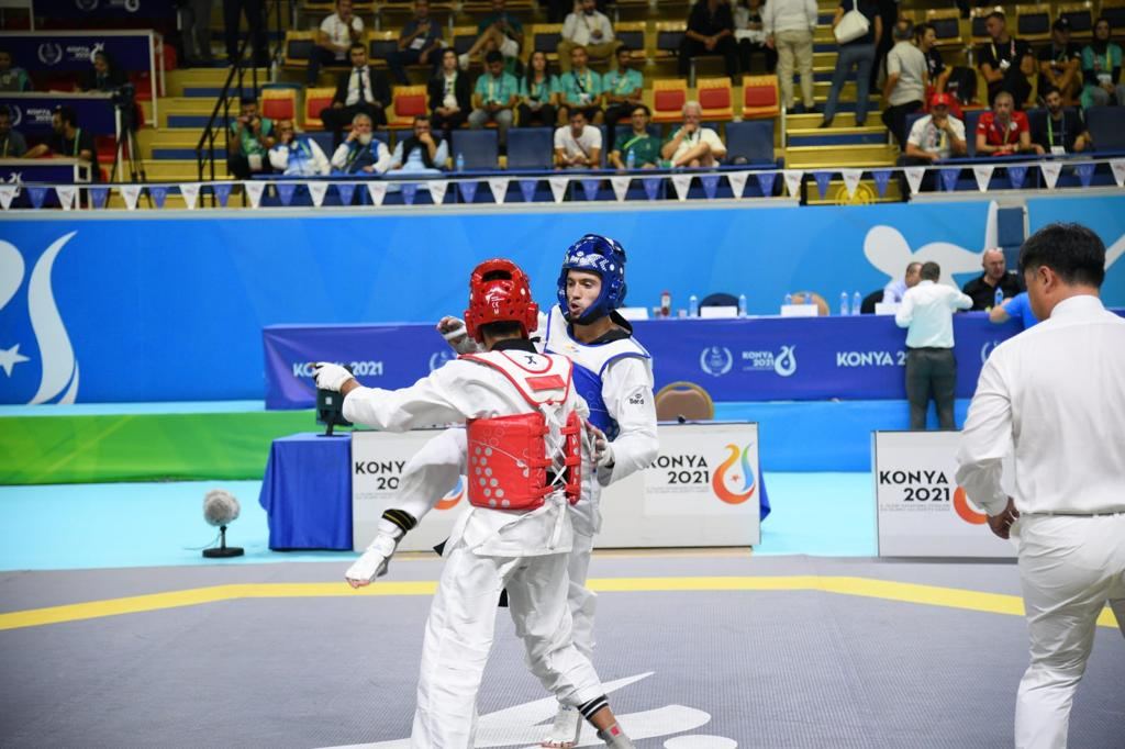 Azerbaijani taekwondo fighter grabs bronze at V Islamic Solidarity Games (PHOTO)