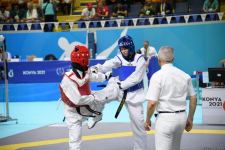 Azerbaijani taekwondo fighter enters next round of Islamic Solidarity Games after win (PHOTO/VIDEO)