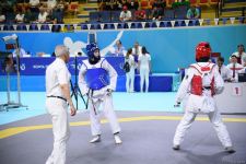 Azerbaijani taekwondo fighter enters next round of Islamic Solidarity Games after win (PHOTO/VIDEO)