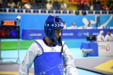 Azerbaijani taekwondo fighter enters next round of Islamic Solidarity Games after win (PHOTO/VIDEO)