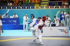 Azerbaijani taekwondo fighter enters next round of Islamic Solidarity Games after win (PHOTO/VIDEO)