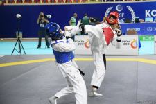 İslam Həmrəyliyi Oyunlarında daha bir azərbaycanlı taekvondoçu ilk qələbəsini qazanıb (FOTO/VİDEO)