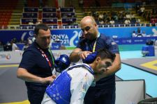 Azerbaijani taekwondo fighter enters next round of Islamic Solidarity Games after win (PHOTO/VIDEO)