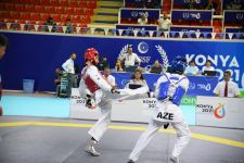 Azerbaijani taekwondo fighter enters next round of Islamic Solidarity Games after win (PHOTO/VIDEO)