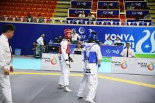 Azerbaijani taekwondo fighter enters next round of Islamic Solidarity Games after win (PHOTO/VIDEO)