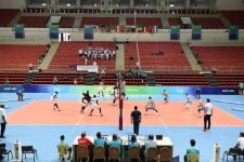 Сборная Азербайджана по волейболу на V Играх исламской солидарности одержала победу над командой Судана (ФОТО)