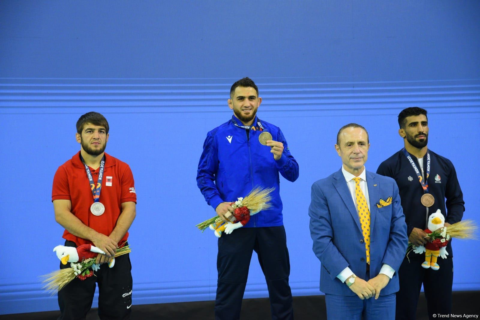 Азербайджанский борец Гаджи Алиев завоевал "золото" Исламиады в Конье (ФОТО)