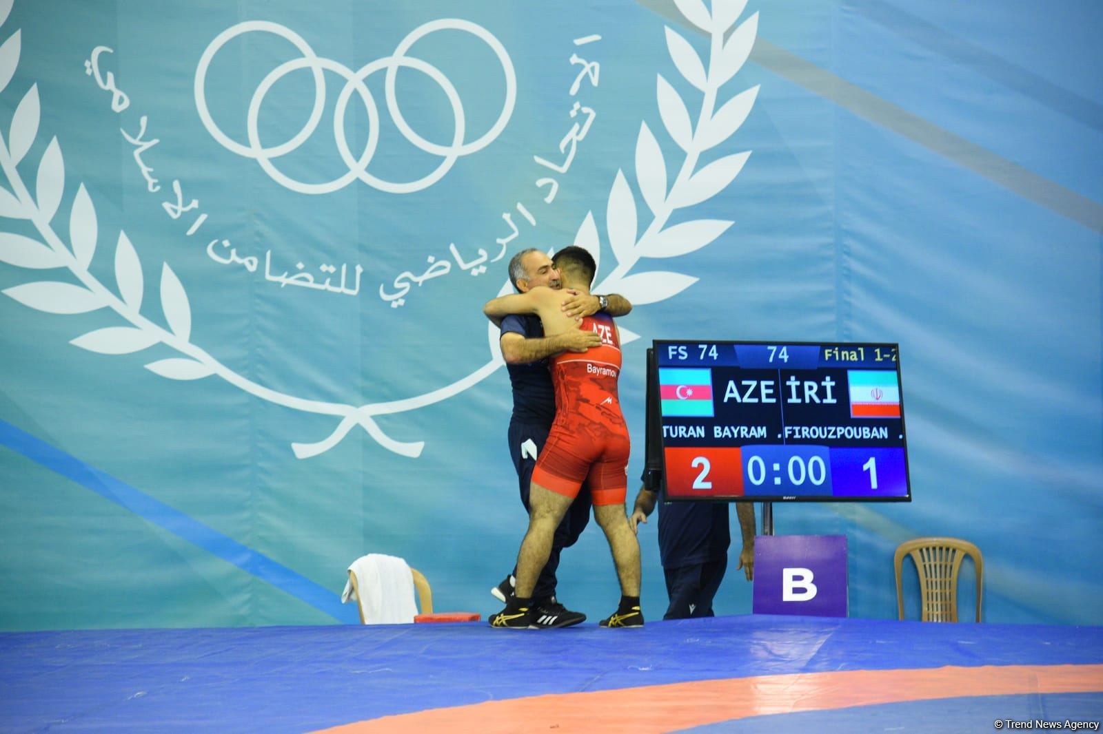 Еще один азербайджанский борец вольного стиля выиграл «золото» Исламиады (ФОТО)