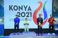 Azerbaijani wrestler grabs silver medal at V Islamic Solidarity Games (PHOTO)