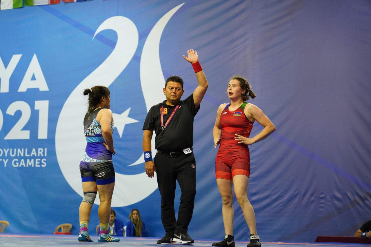 Azerbaijani wrestlers reach semi-finals at V Islamic Solidarity Games in Turkish Konya (PHOTO)