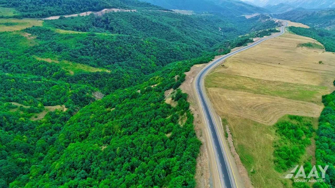 Construction of new highway bypassing Azerbaijan's Lachin city completed (PHOTO)
