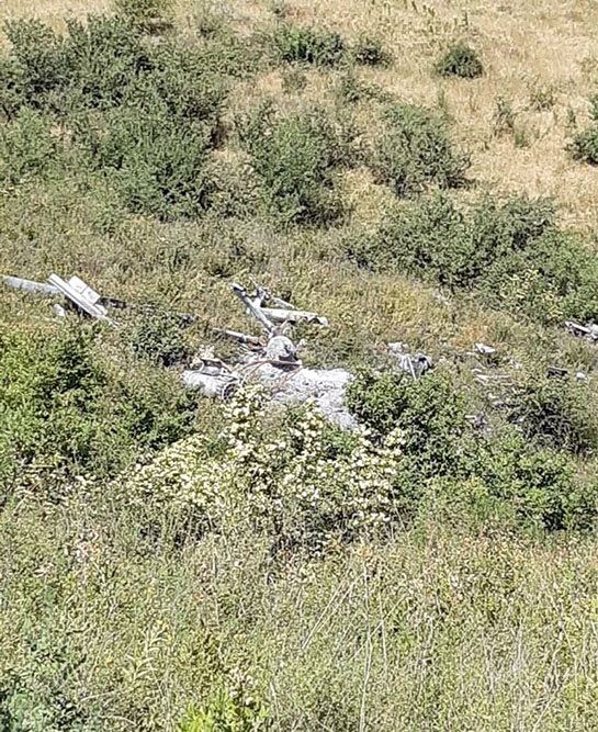 В Ходжавенде обнаружены обломки вертолета "Ми-8" армянских ВС (ФОТО)